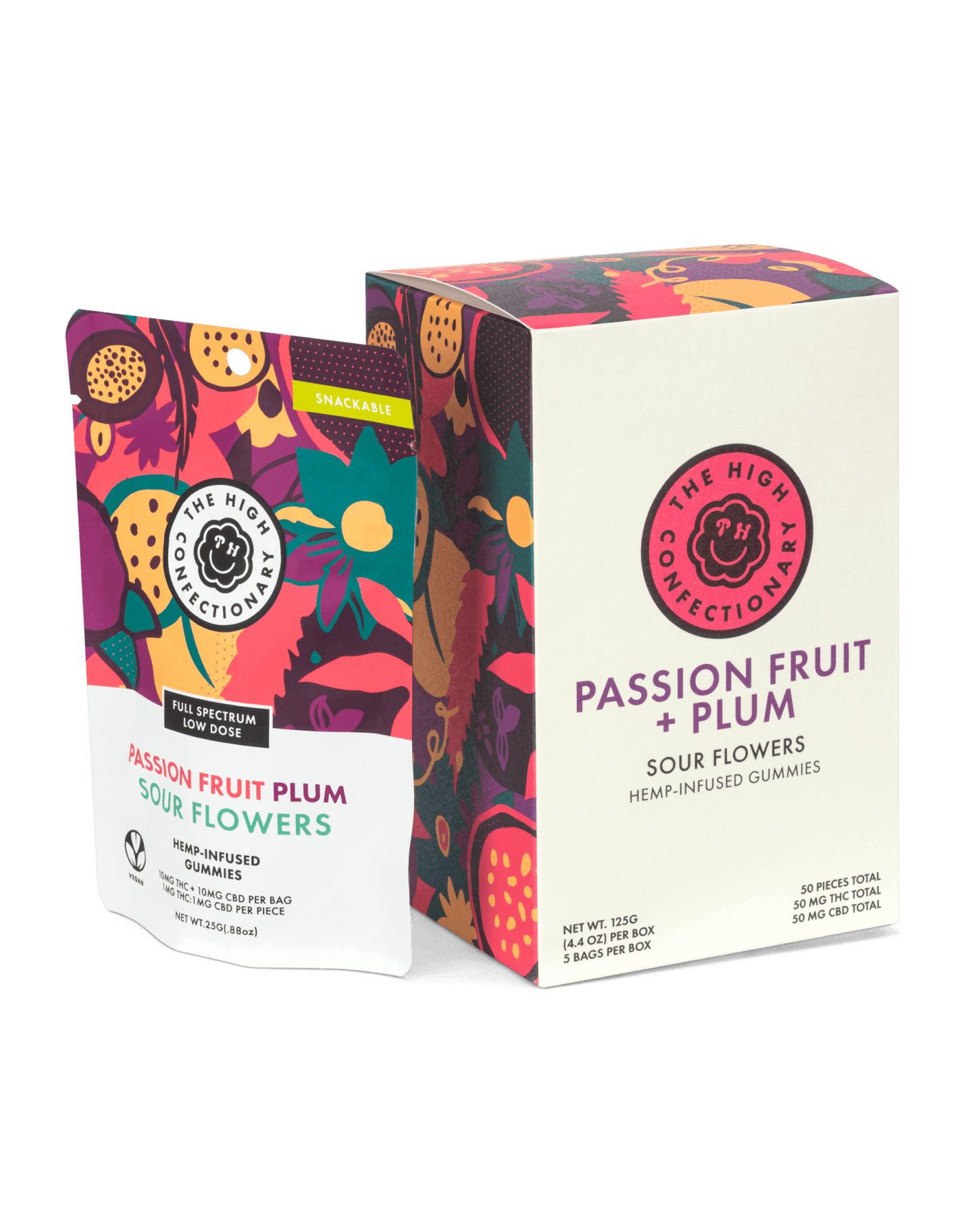 Passion Fruit Plum Sour Gummies