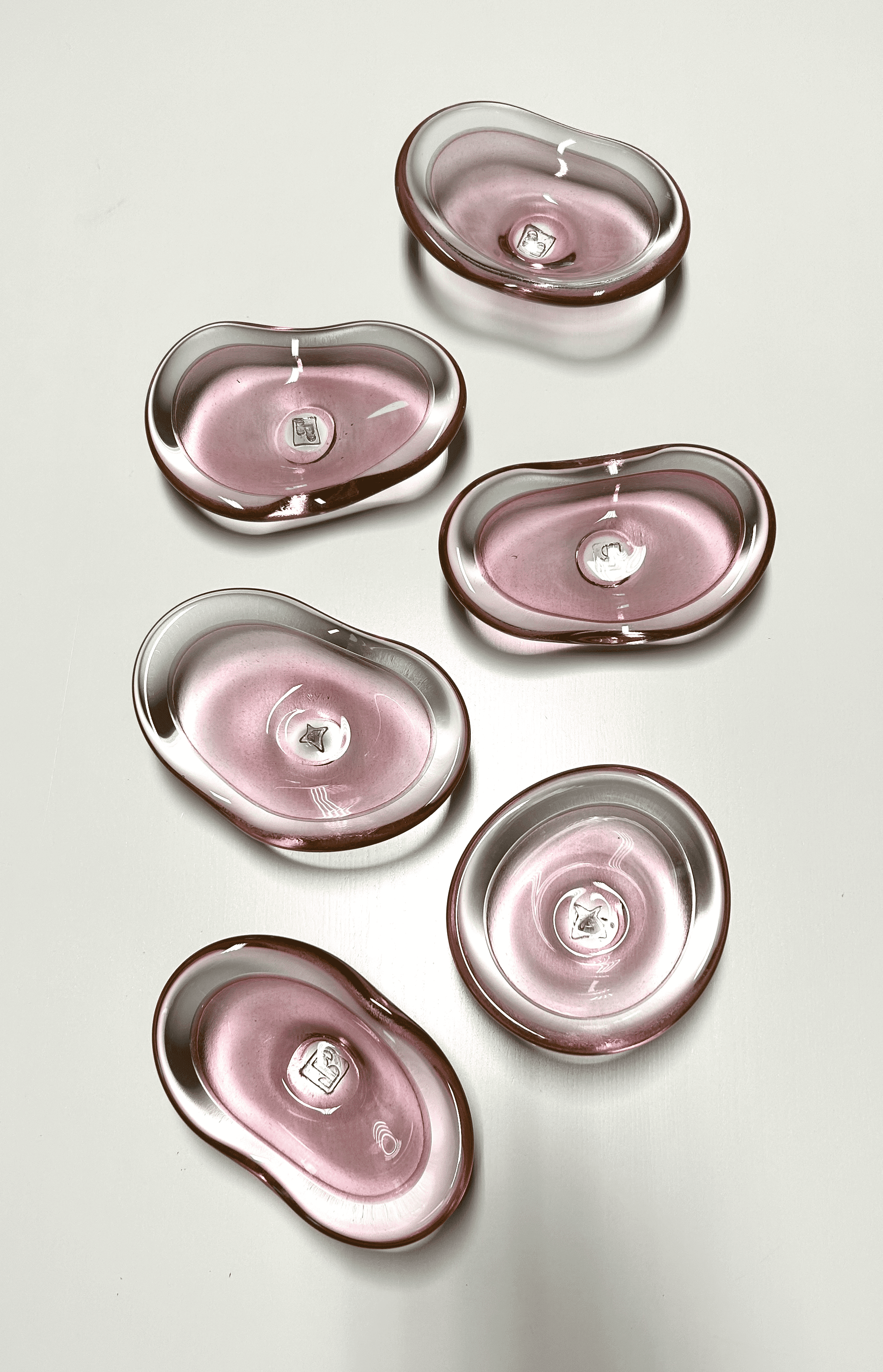 Hand Crafted Glass Bowl - Rose